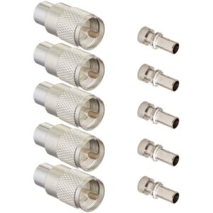 Ancable male coax connector 5 pack